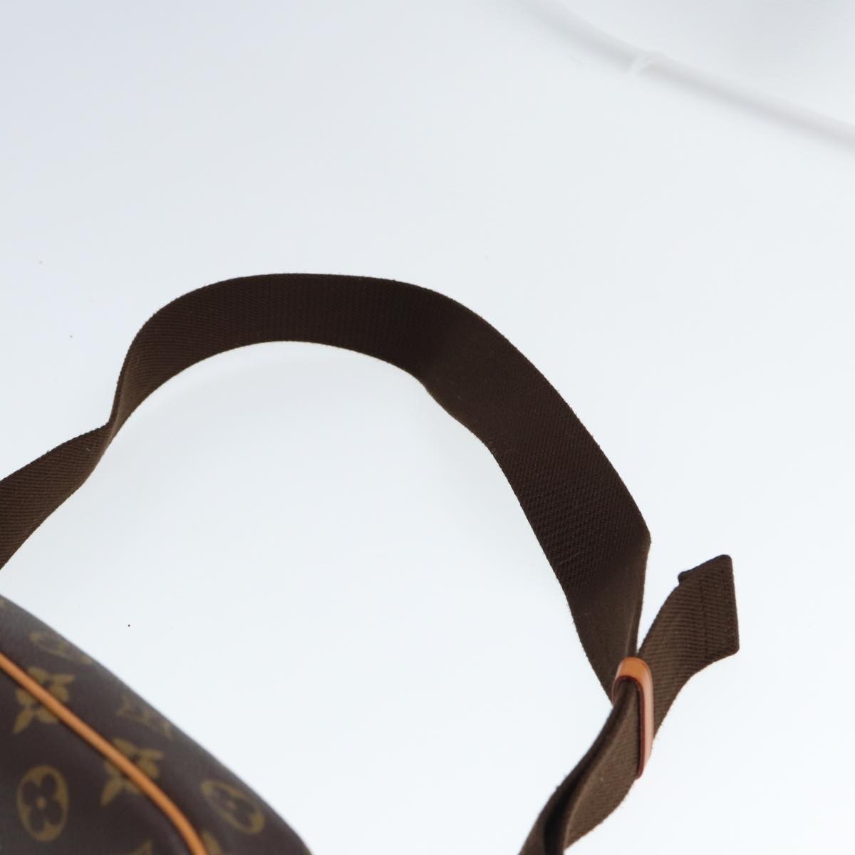 Louis Vuitton Pochette Gange Monogram Canvas, Brown, Canvas, Clutch