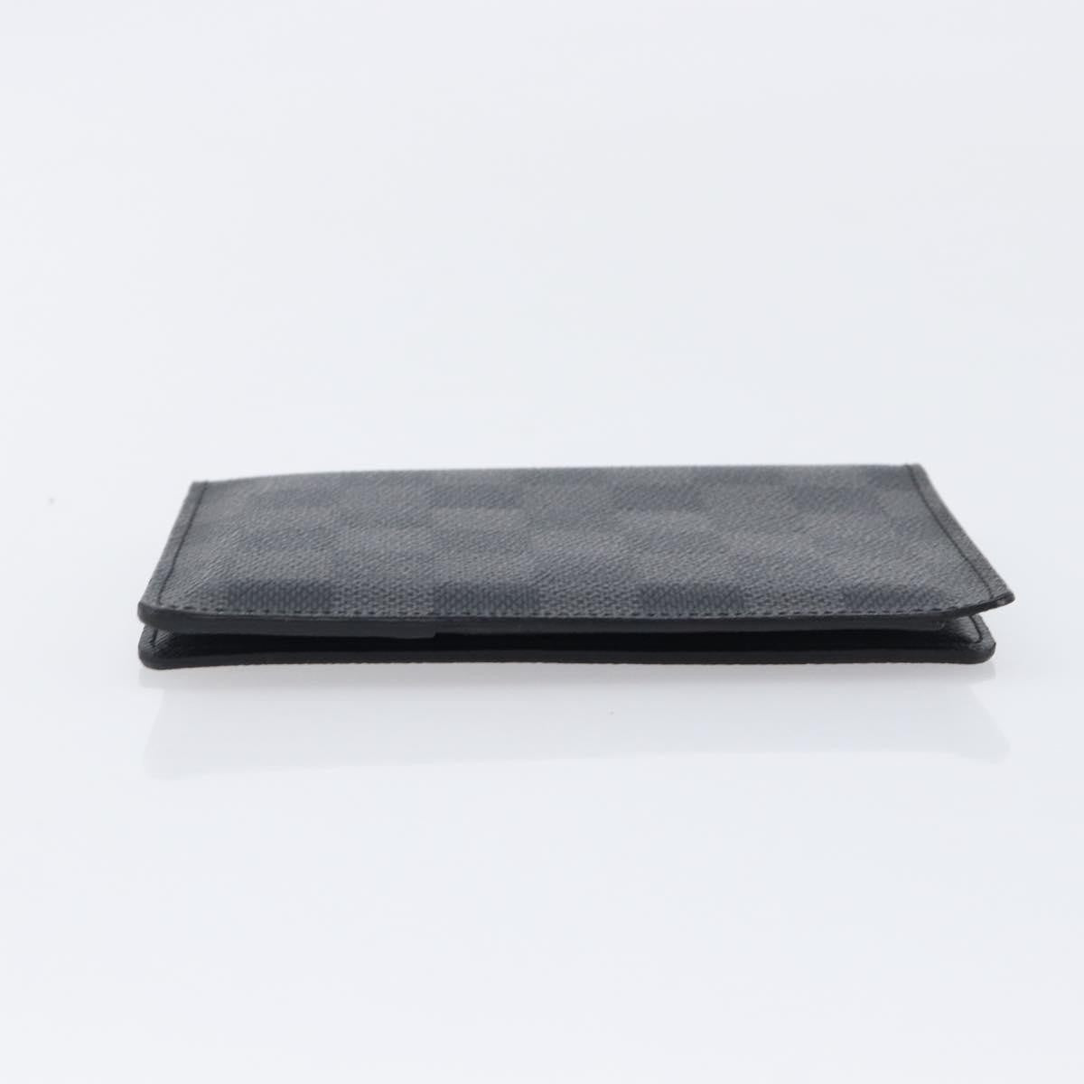 Louis Vuitton Passport Cover Damier Graphite, Gray, Canvas, Briefcase