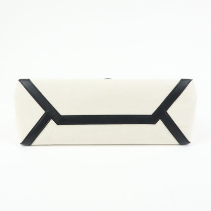 Valentino Garavani Grande Plage VLTN Canvas, Beige, Canvas, Tote Bag