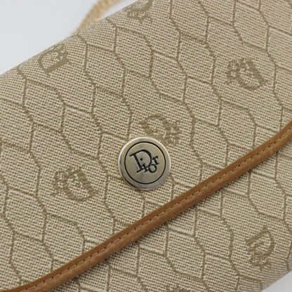 Christian Dior Vintage honeycomb clutch Canvas, Beige, Canvas, Clutch