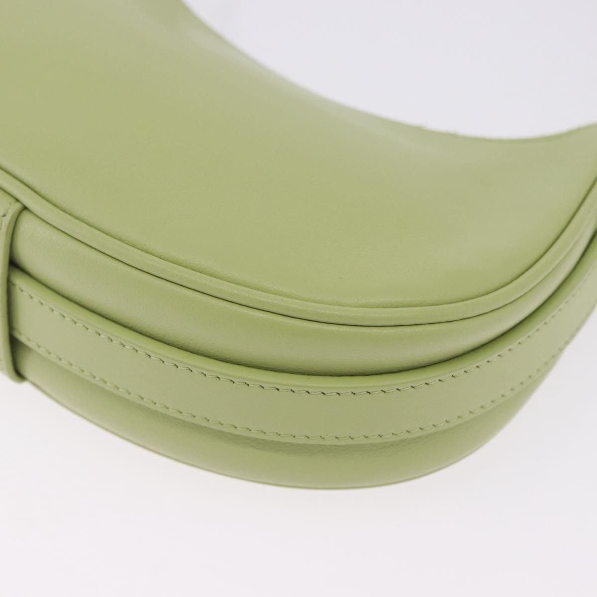 Celine Ava Leather, Green, Leather, Handbag