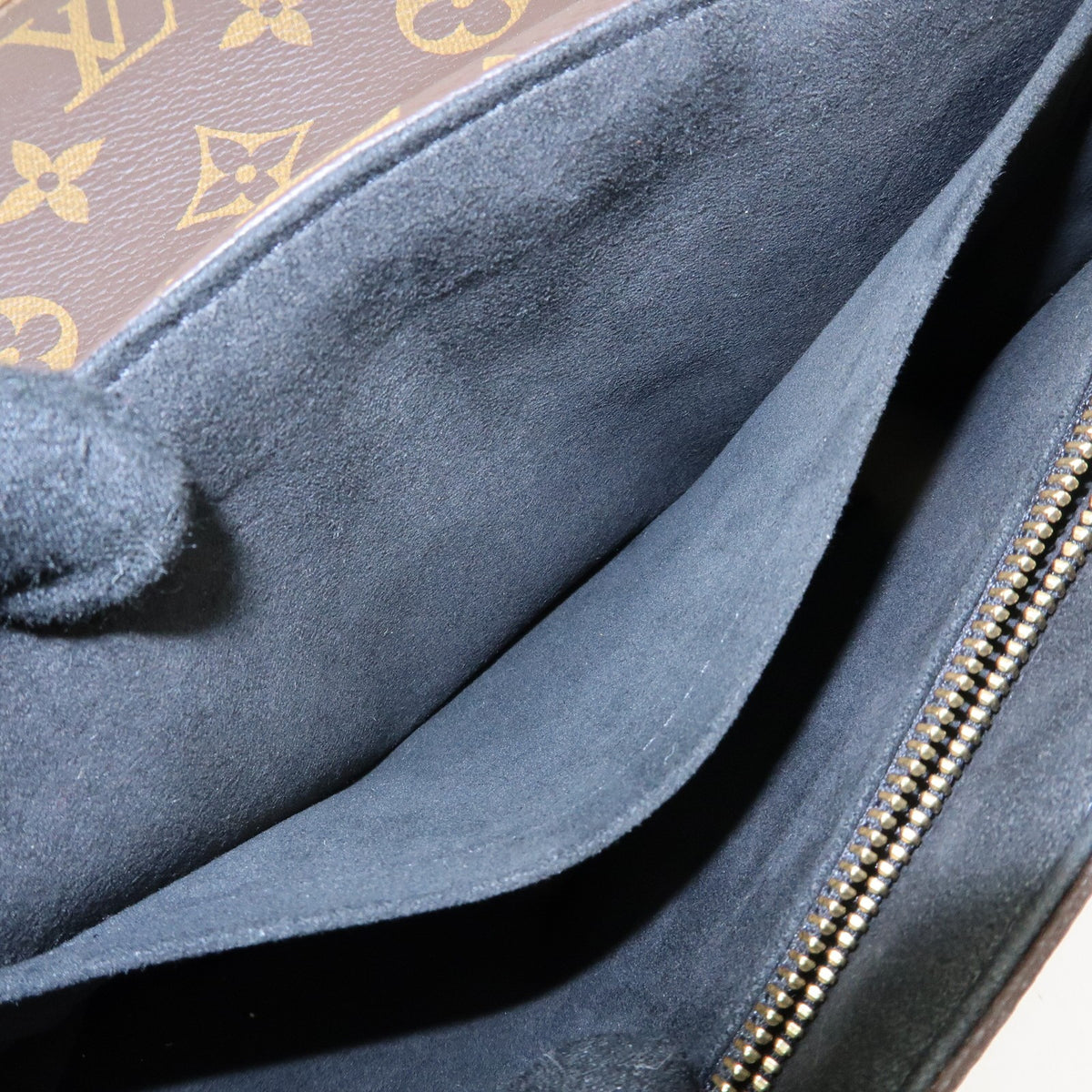 Louis Vuitton Saint Placide Monogram Canvas and Leather, Brown, Canvas, Handbag