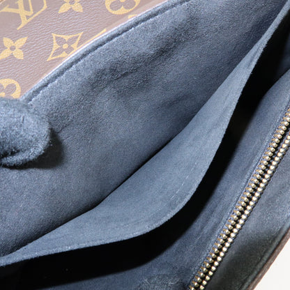 Louis Vuitton Saint Placide Monogram Canvas and Leather, Brown, Canvas, Handbag