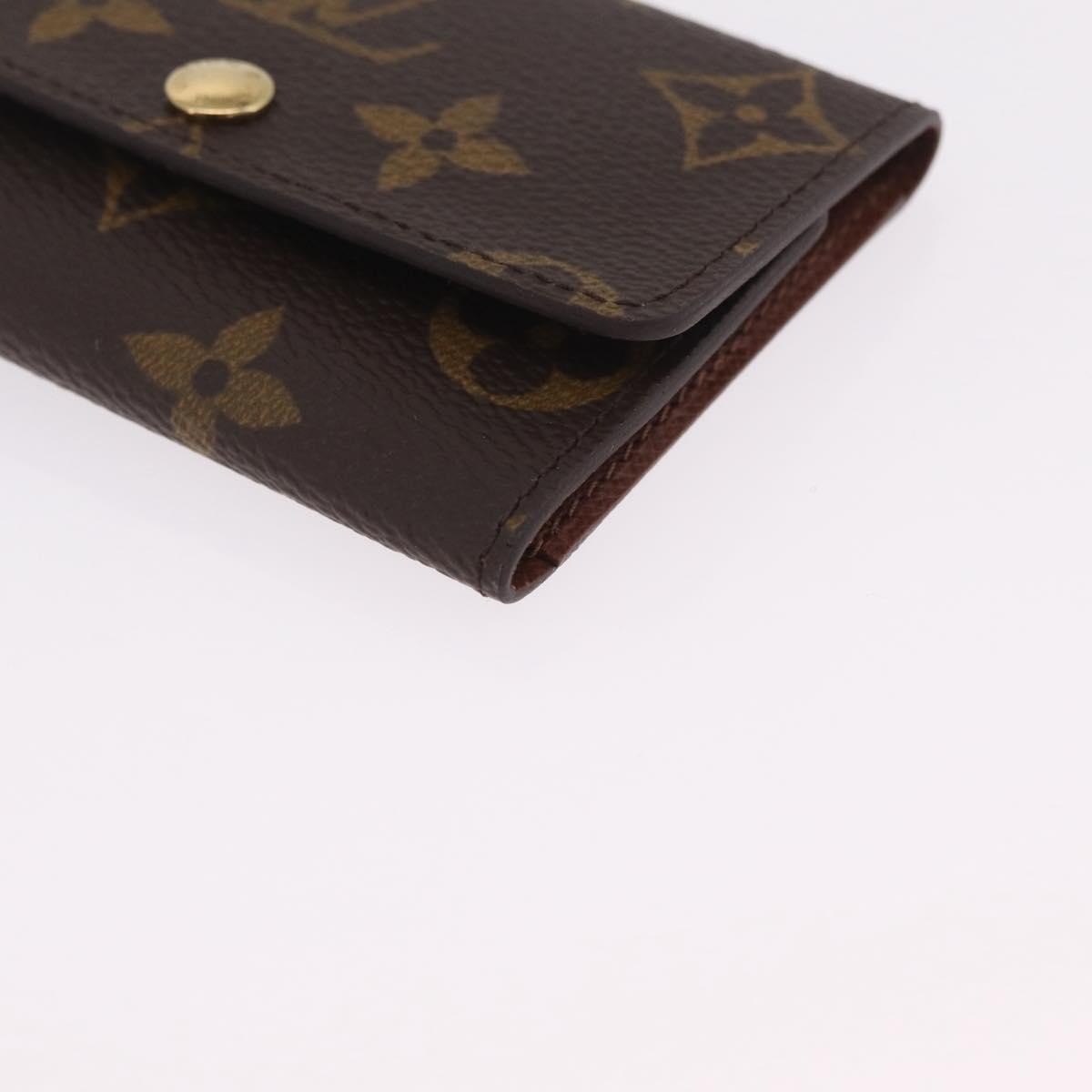 Louis Vuitton Key Case Monogram Canvas, Brown, Canvas, Wallet