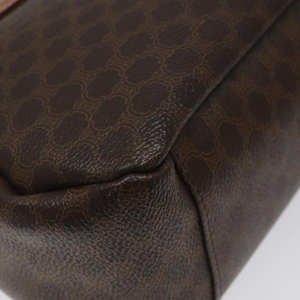 Celine Macadam Canvas, Brown, Canvas, Tote Bag