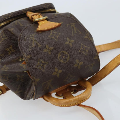Louis Vuitton Vintage Montsouris Monogram Canvas, Brown, Canvas, Backpack