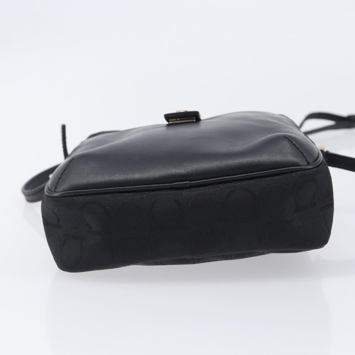 Salvatore Ferragamo Vintage Canvas, Black, Canvas, Shoulder Bag