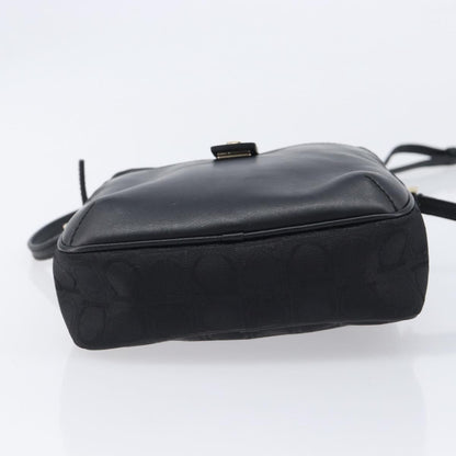 Salvatore Ferragamo Vintage Canvas, Black, Canvas, Shoulder Bag