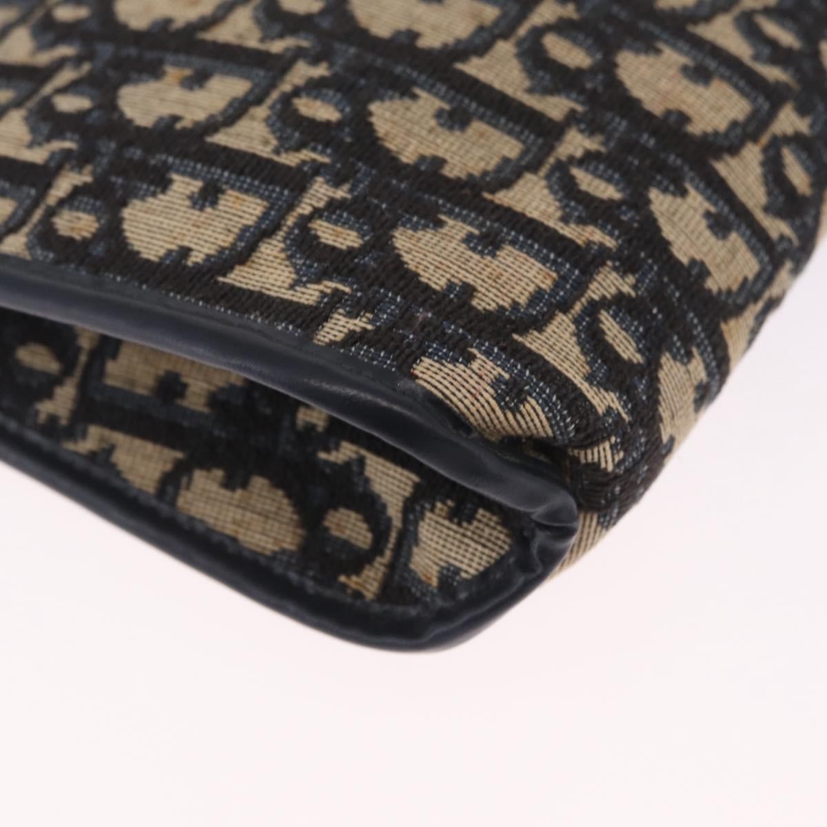 Christian Dior Trotter shoulder Canvas, Navy, Canvas, Handbag