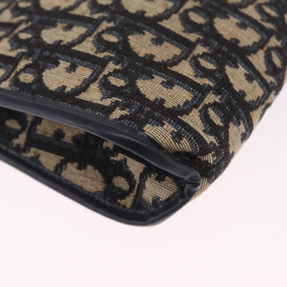Christian Dior Trotter shoulder Canvas, Navy, Canvas, Handbag