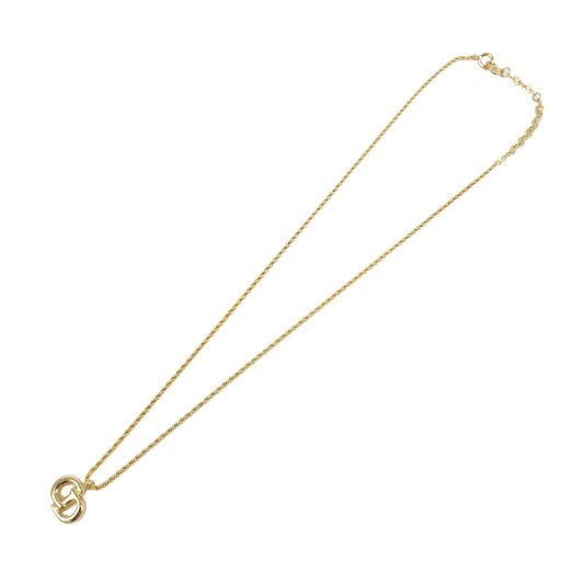 Christian Dior CD Pendant Metal, Gold, Gold Plated, Necklace