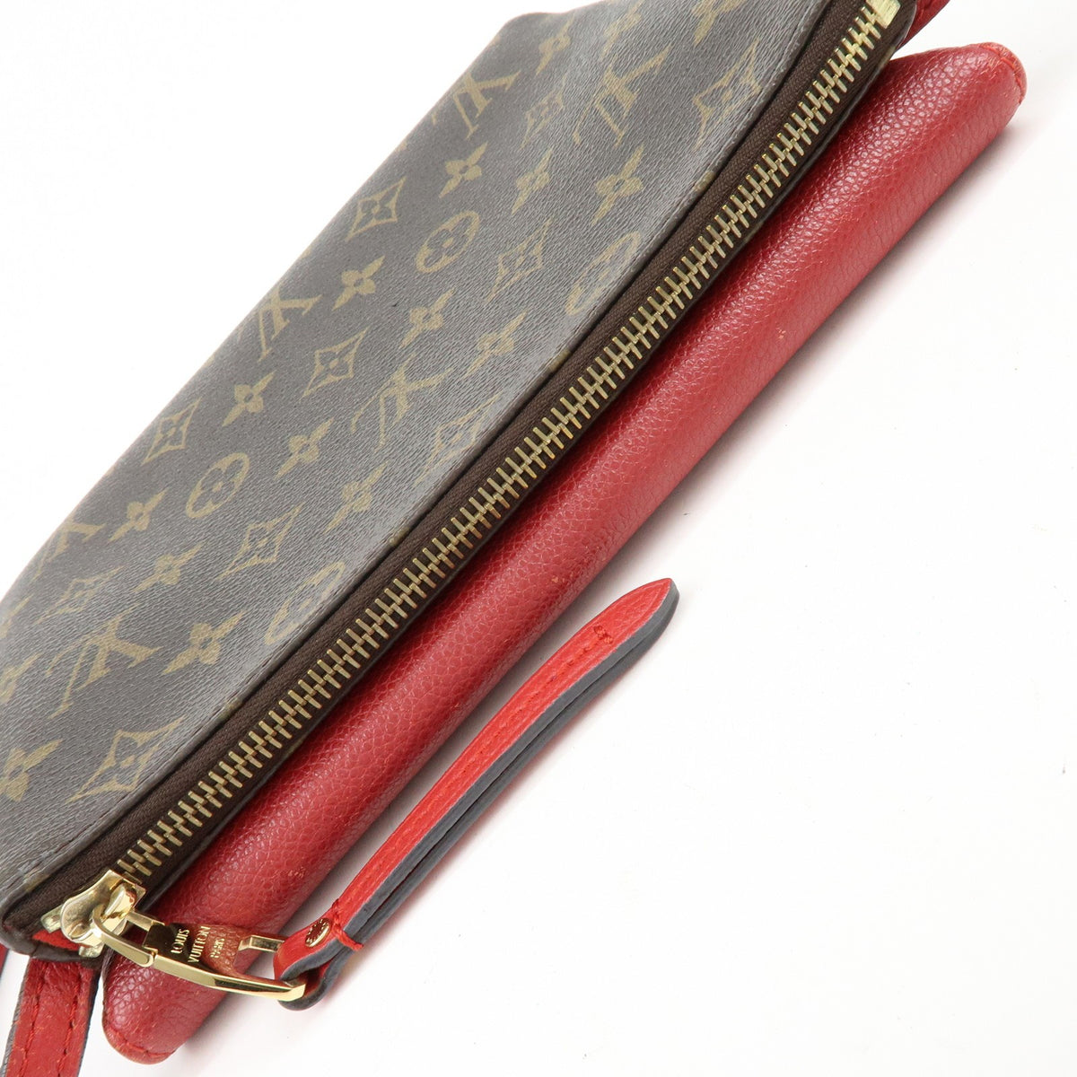 Louis Vuitton Twice Monogram Canvas and Leather, Brown, Canvas, Handbag
