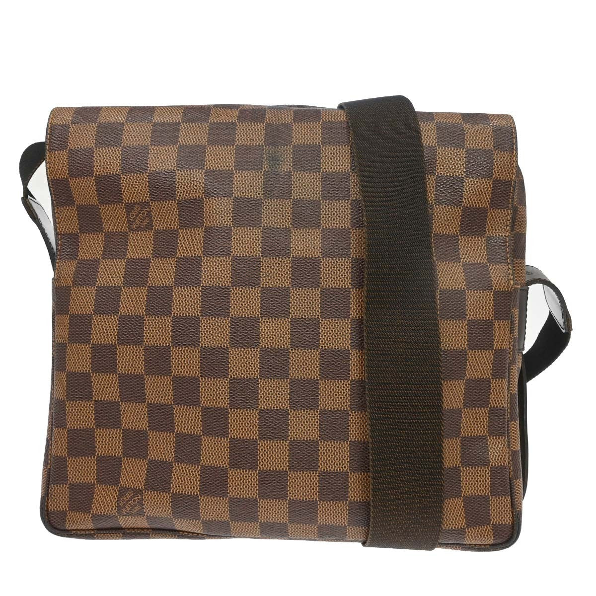 Louis Vuitton Naviglio Damier Ebene, Brown, Canvas, Shoulder Bag