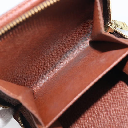 Louis Vuitton Compact Zippe Monogram Canvas, Brown, Canvas, Wallet