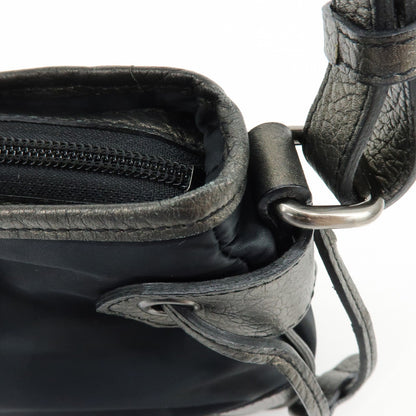 Burberry Shoulder Bag Leather, Black, Nylon, Shoulder Bag