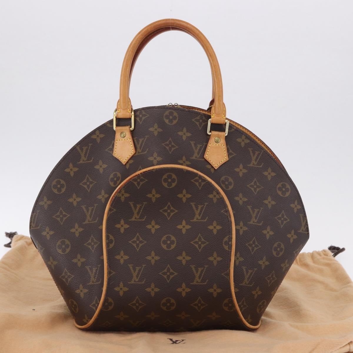 Louis Vuitton Ellipse Monogram, Brown, Canvas, Handbag