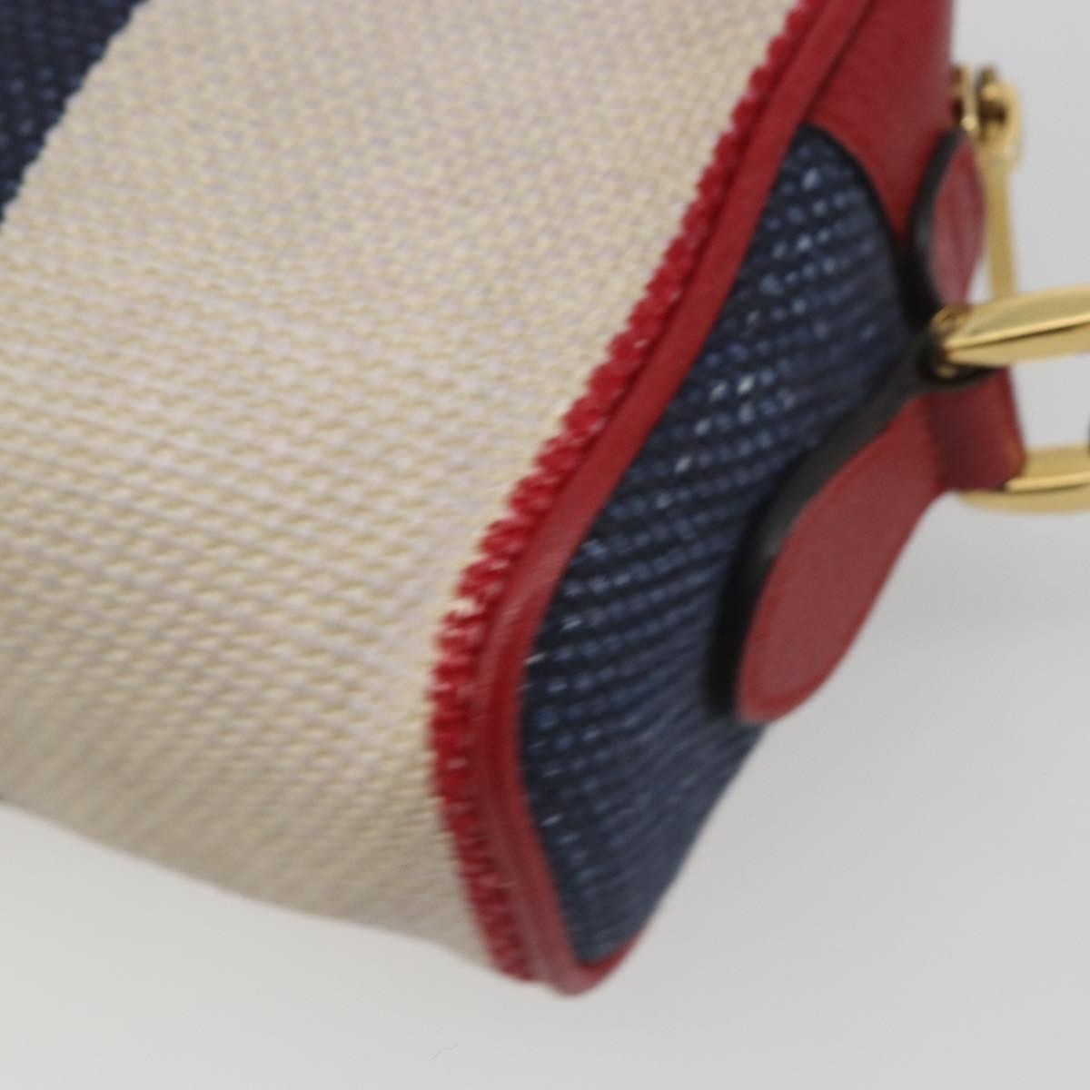 Gucci Ophidia Striped Canvas, Red, Canvas, Shoulder Bag