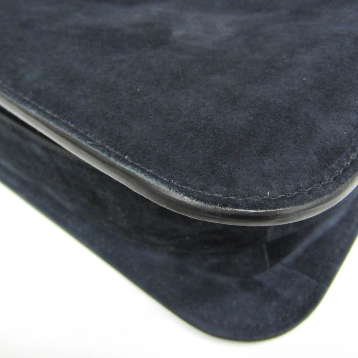 Bottega Veneta Marie Suede, Navy, Suede, Shoulder Bag