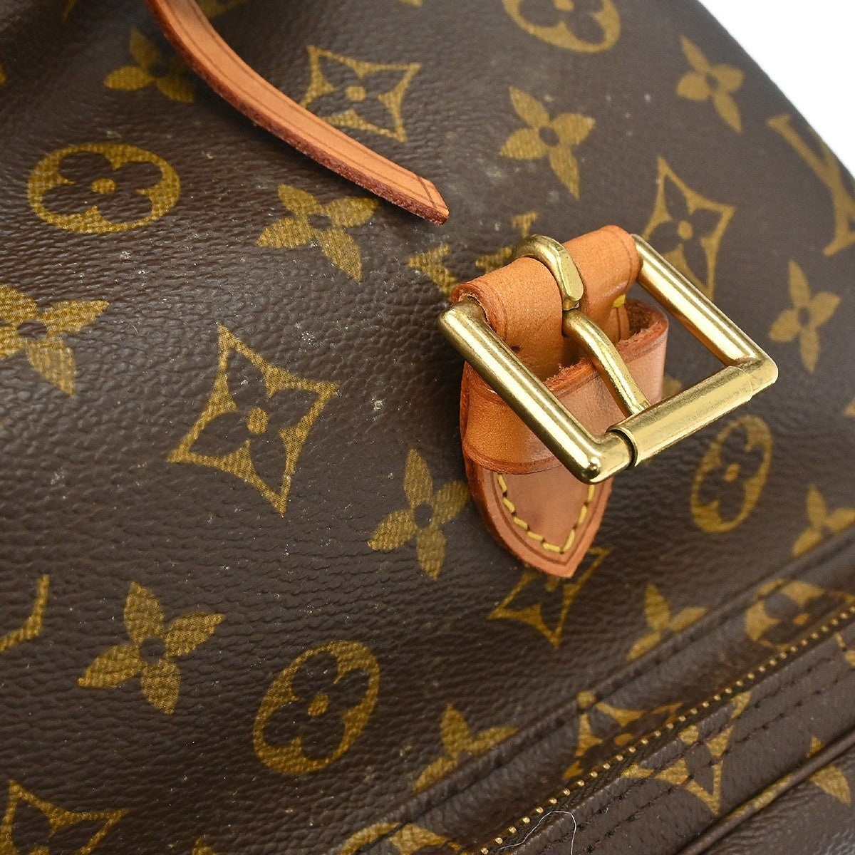 Louis Vuitton Vintage Montsouris Monogram Canvas, Brown, Canvas, Backpack