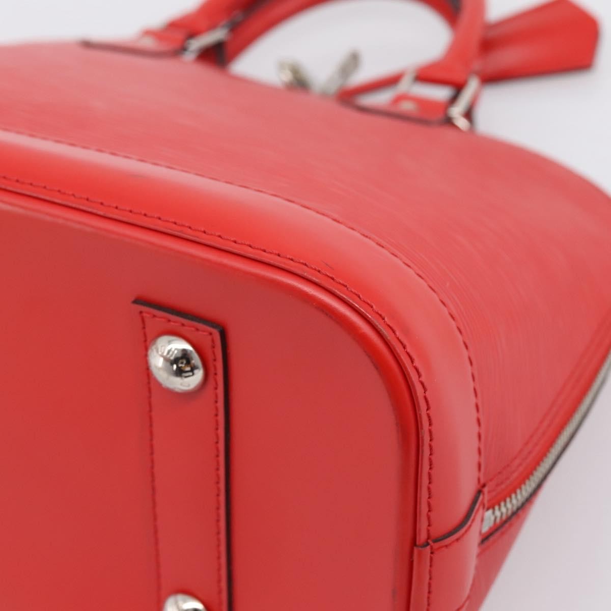 Louis Vuitton Alma Epi, Red, Leather, Handbag