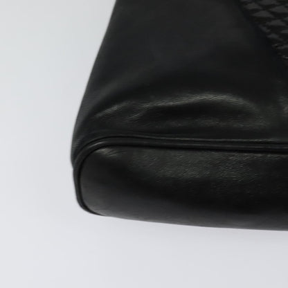 Bally Vintage Quilted leather, Black, Leather, Shoulder Bag