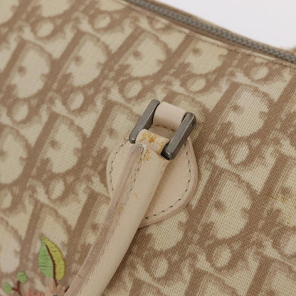 Christian Dior Vintage Boston Diorissimo Canvas, Beige, Canvas, Handbag
