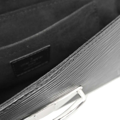 Louis Vuitton Montaigne Epi, Black, Leather, Handbag