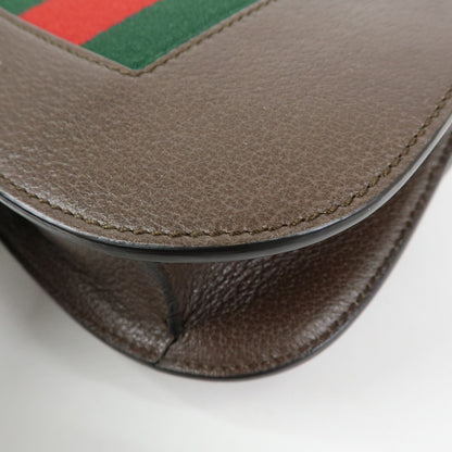 Gucci Totem Leather, Brown, Leather, Shoulder Bag