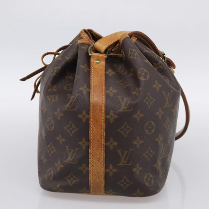 Louis Vuitton Petit Noe Monogram Canvas, Brown, Canvas, Handbag