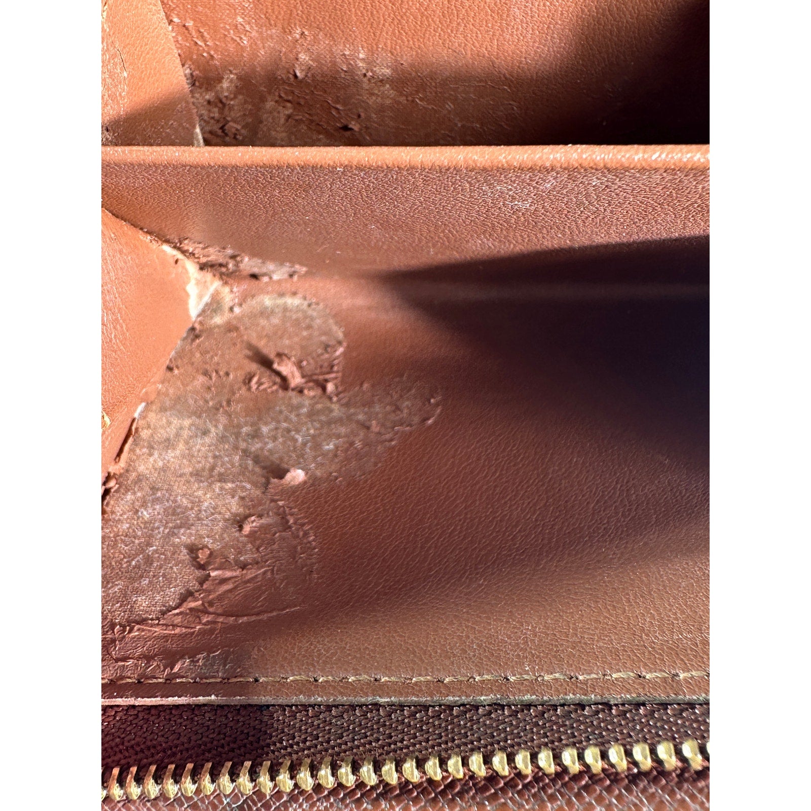 Louis Vuitton Mini Pochette Shoulder Bag Brown