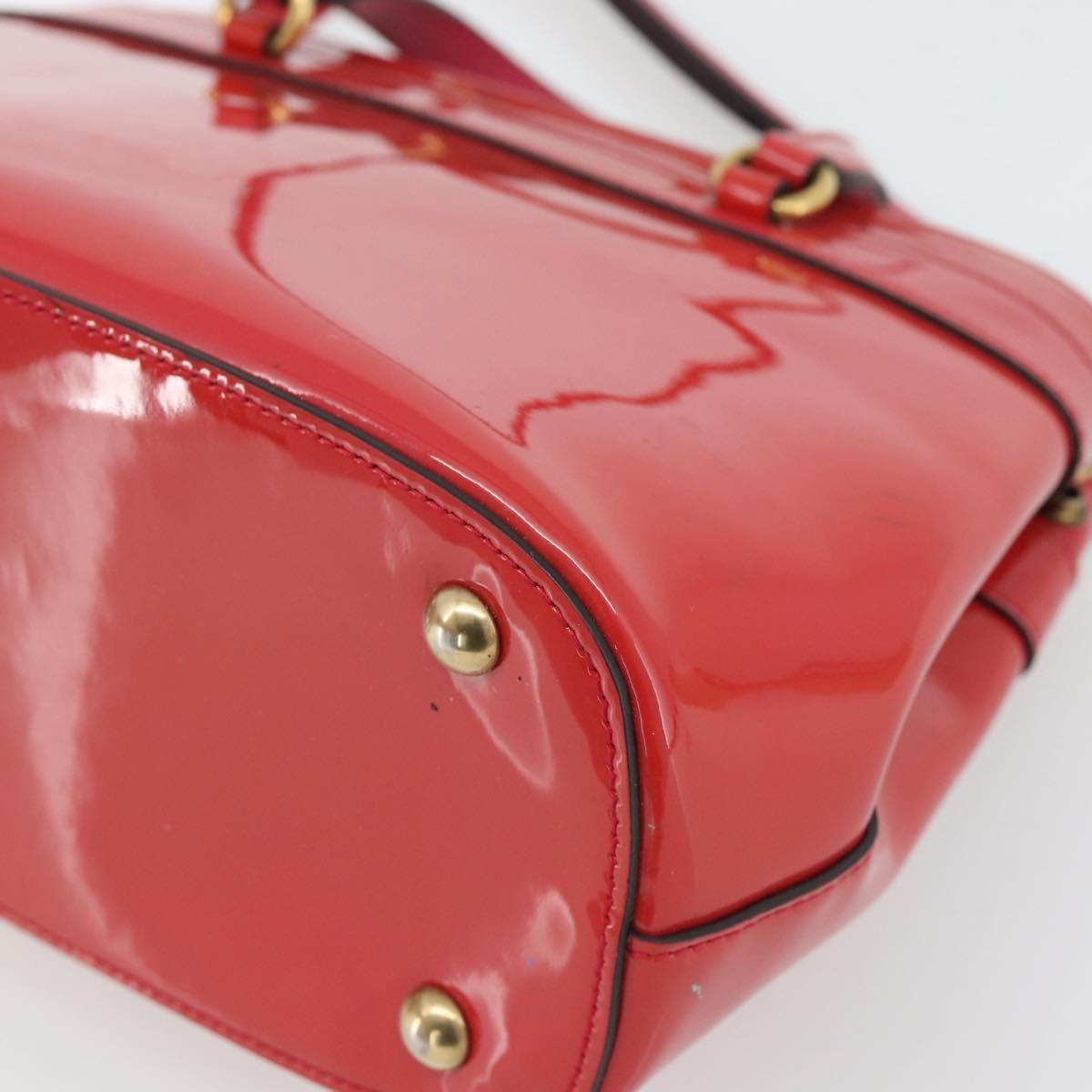 Gucci Bright Bit Convertible Tote Patent, Pink, Patent Leather, Tote Bag