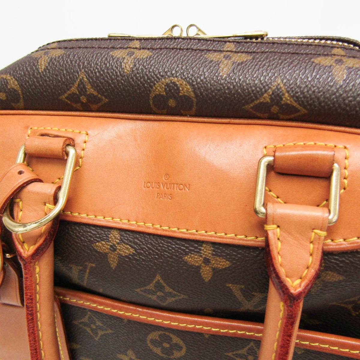 Louis Vuitton Trouville Monogram Canvas, Brown, Canvas, Handbag