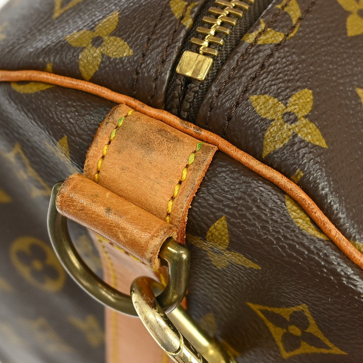 Louis Vuitton Keepall Bandouliere Monogram Canvas, Brown, Canvas, Travel Bag