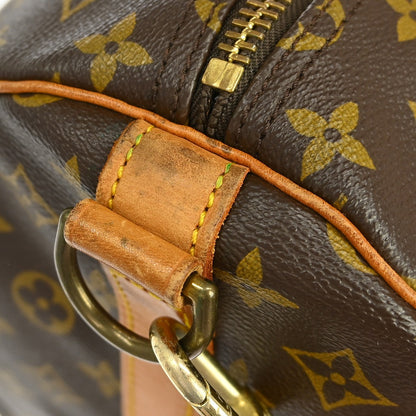 Louis Vuitton Keepall Bandouliere Monogram Canvas, Brown, Canvas, Travel Bag