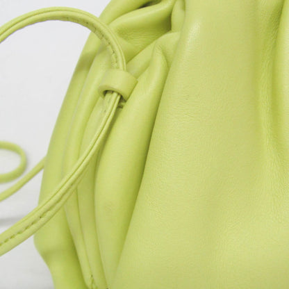 Bottega Veneta The Pouch Leather, Green, Leather, Clutch