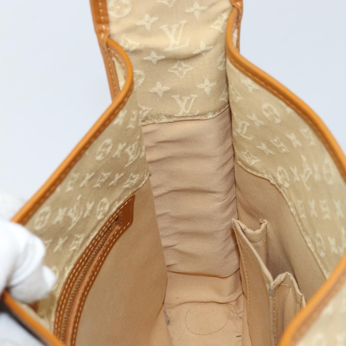 Louis Vuitton Mary Kate Messenger Mini Lin, Beige, Canvas, Shoulder Bag