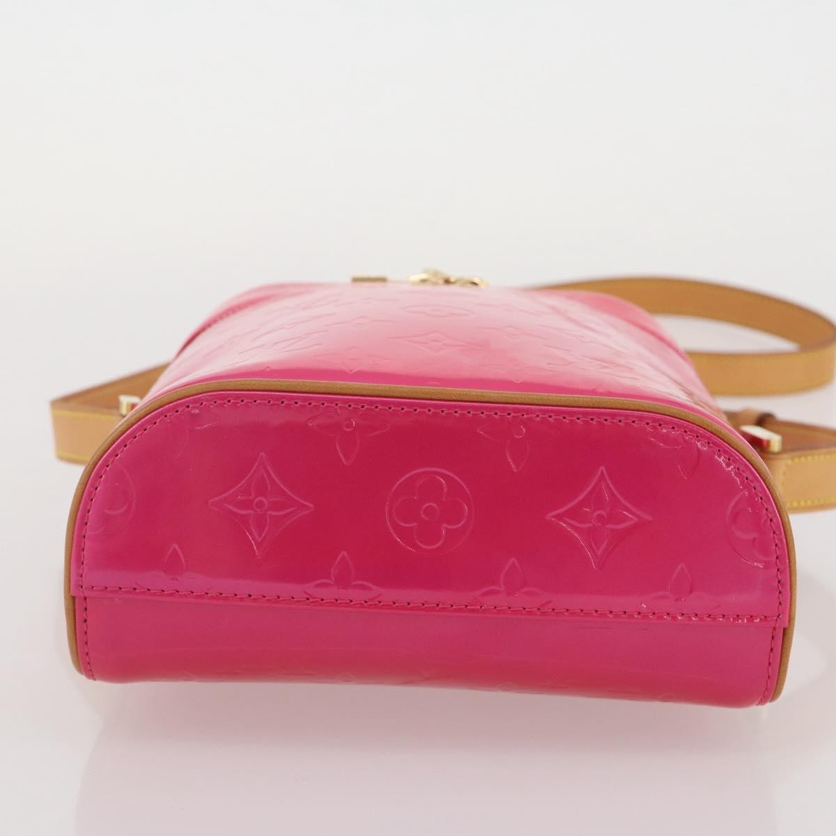 Louis Vuitton Sullivan Monogram Vernis, Pink, Patent Leather, Shoulder Bag