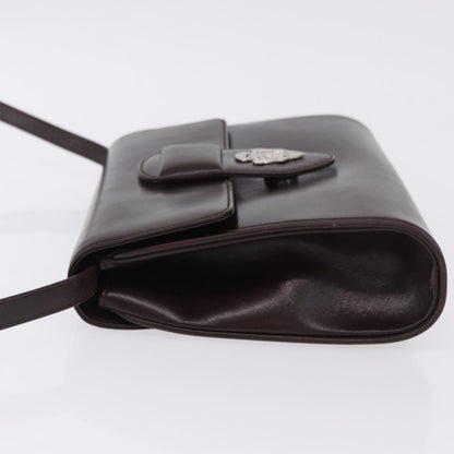 Gucci Vintage Leather, Brown, Leather, Shoulder Bag