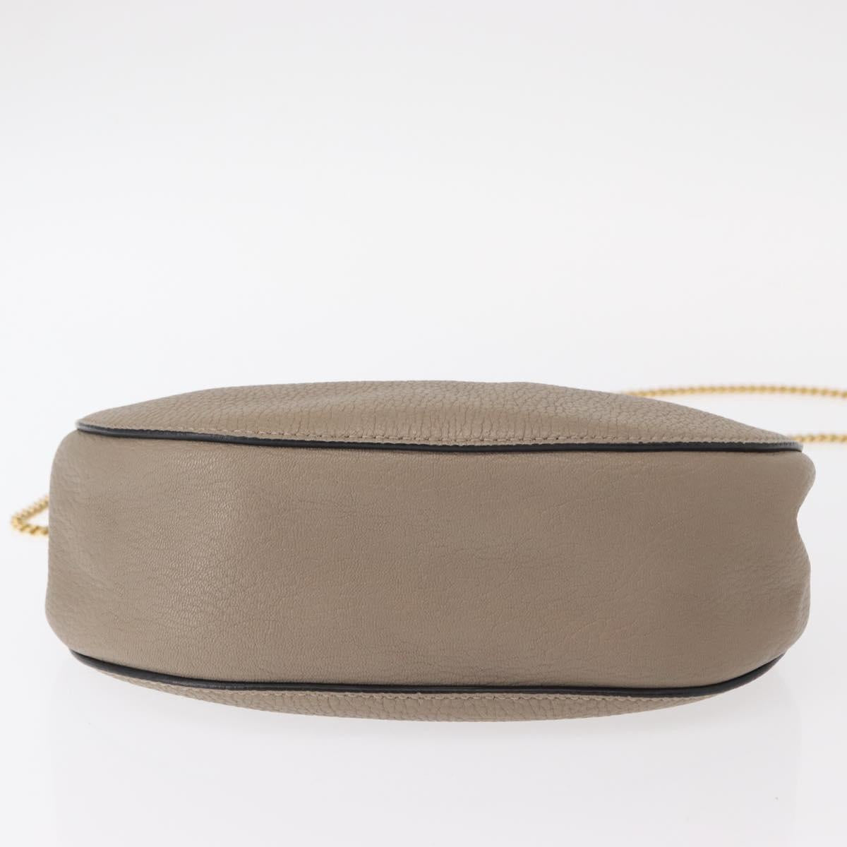 Chloe Drew Crossbody Bag Leather, BEIGE, LEATHER, Shoulder bag