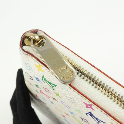 Louis Vuitton Zippy Monogram Multicolor, White, Canvas, Wallet