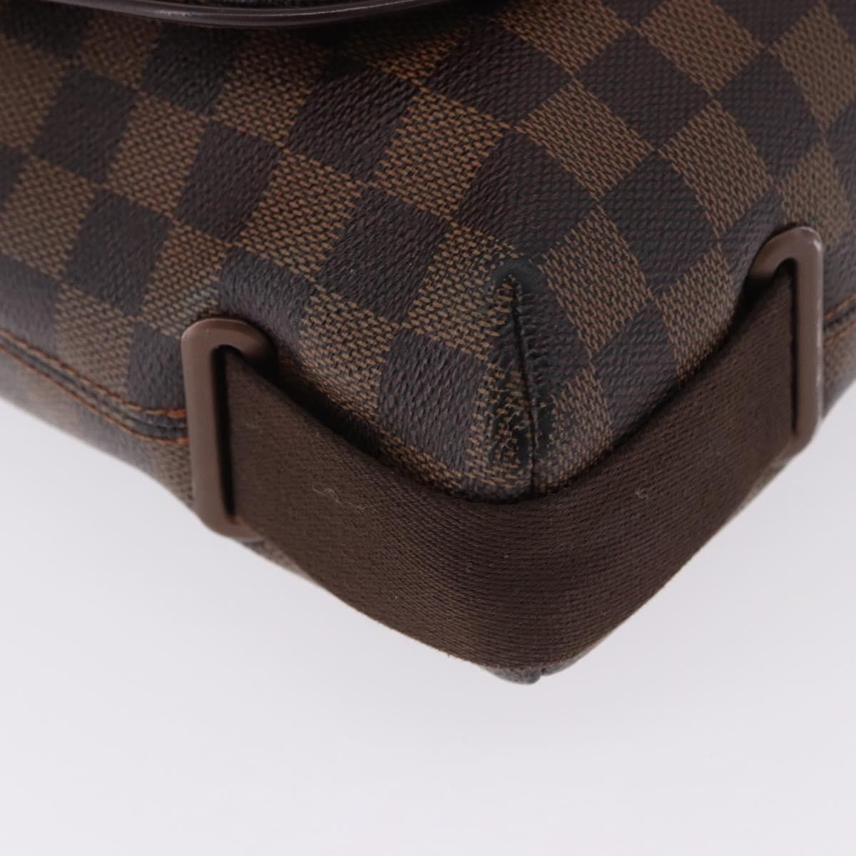 Louis Vuitton Brooklyn Damier Ebene, Brown, Canvas, Shoulder Bag