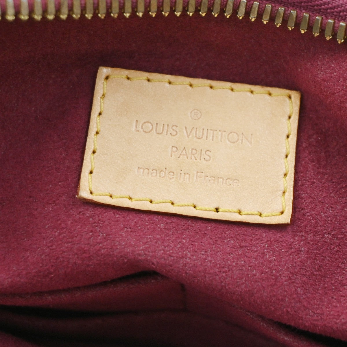 Louis Vuitton Pallas Tote Monogram Canvas with Leather, Brown, Leather, Handbag