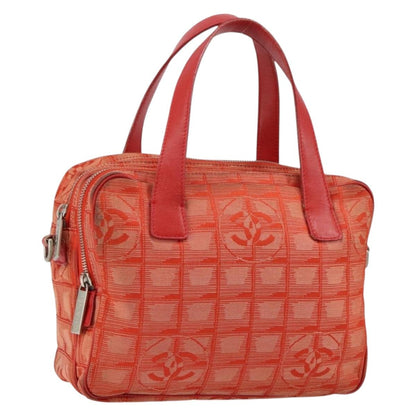 Chanel Travel Line Convertible Satchel Nylon, RED, NYLON, Handbag