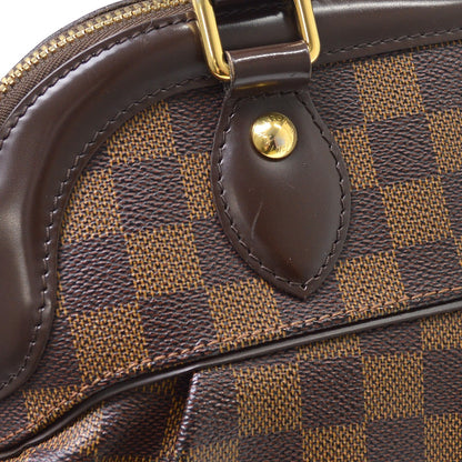 Louis Vuitton Trevi Damier, Brown, Canvas, Handbag