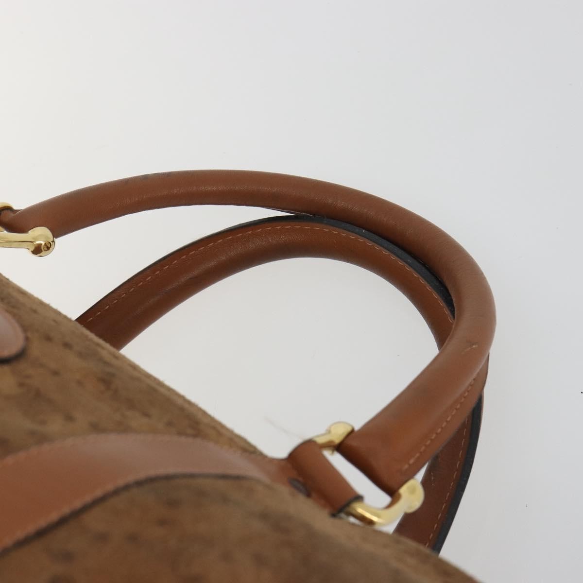 Celine Macadam Suede, Brown, Suede, Tote Bag