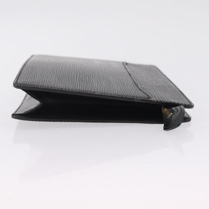 Louis Vuitton Pochette Homme Epi Leather, Black, Leather, Clutch
