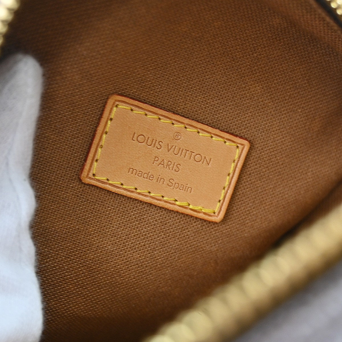Louis Vuitton Pochette Gange Monogram Canvas, Brown, Canvas, Clutch