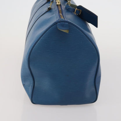 Louis Vuitton Keepall Bag Epi Leather, Blue, Leather, Travel Bag