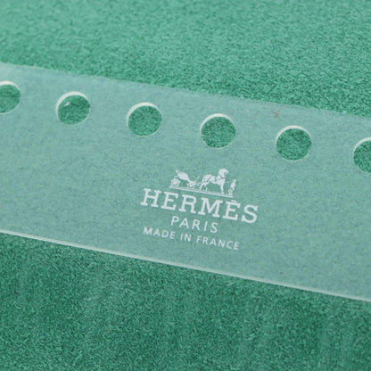 Hermes Ulysse Agenda Cover Leather, Green, Leather, Wallet