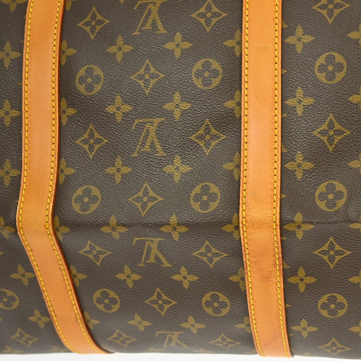 Louis Vuitton Keepall Bandoulière Monogram, Brown, Canvas, Travel Bag